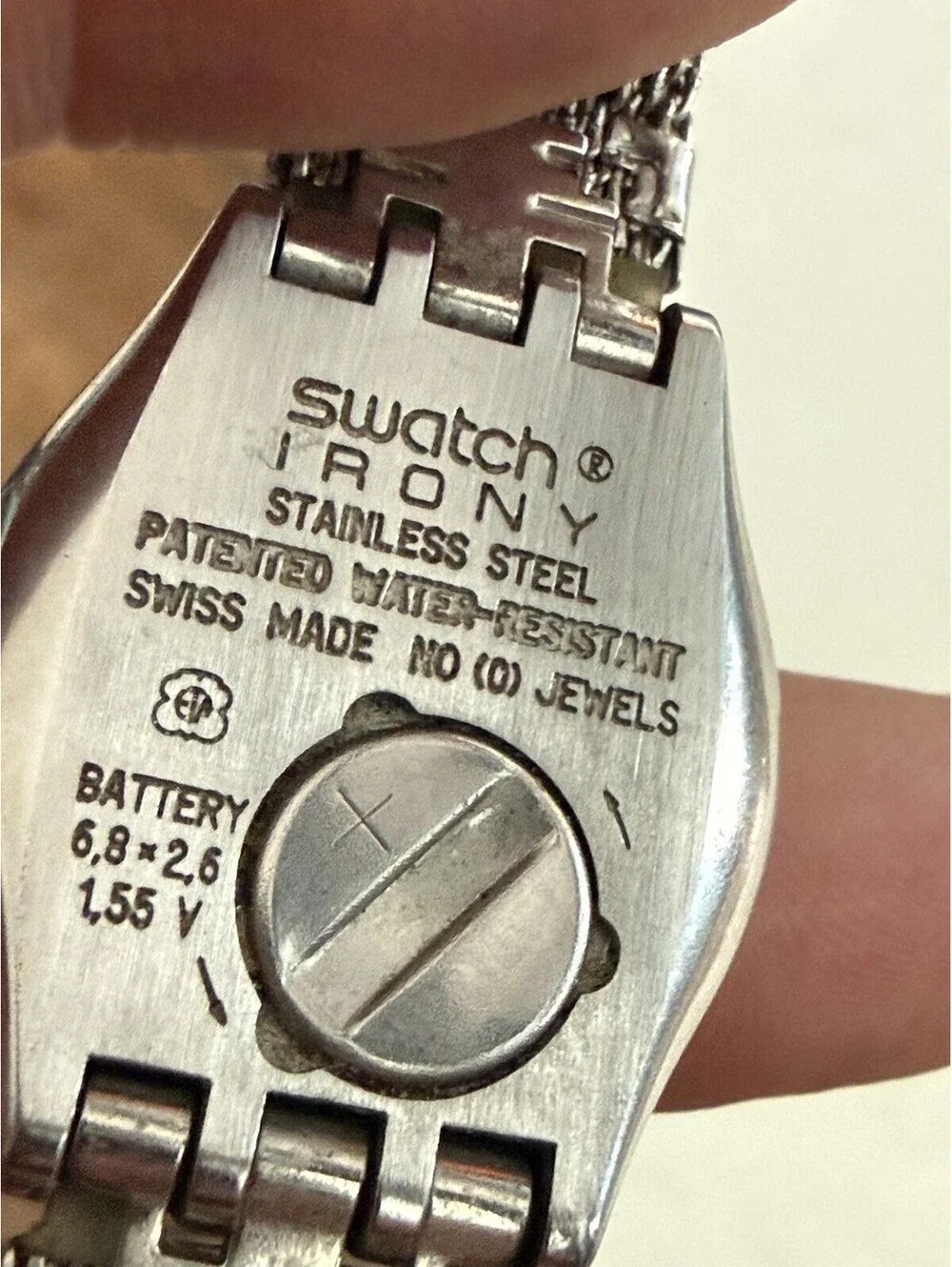 Swatch Quartz Watch Double Belt , Good Condition , Needs Battery